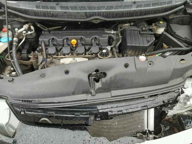 1HGFA16817L109832 - 2007 HONDA CIVIC EX შავი ფოტო 7