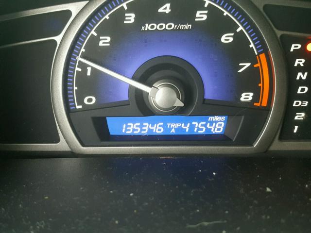 1HGFA16817L109832 - 2007 HONDA CIVIC EX შავი ფოტო 8