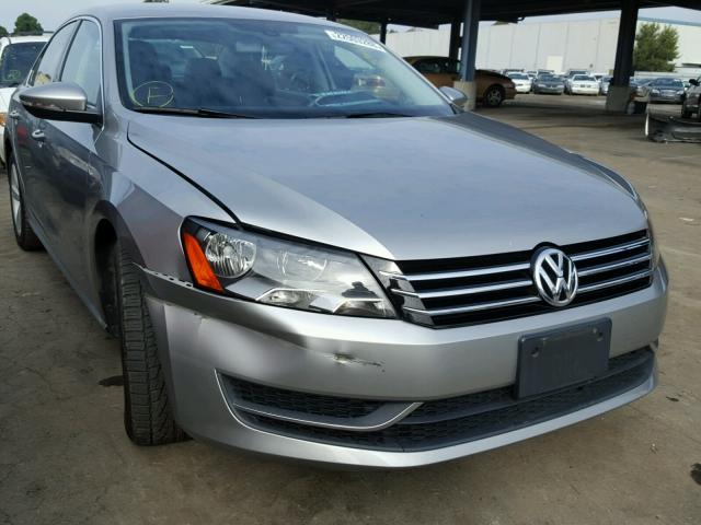 1VWBP7A39CC002643 - 2012 VOLKSWAGEN PASSAT SE SILVER photo 1