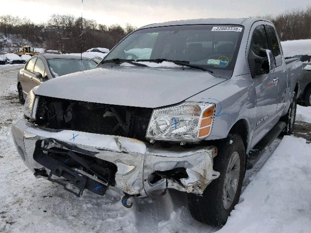 1N6AA06BX6N533413 - 2006 NISSAN TITAN XE GRAY photo 2