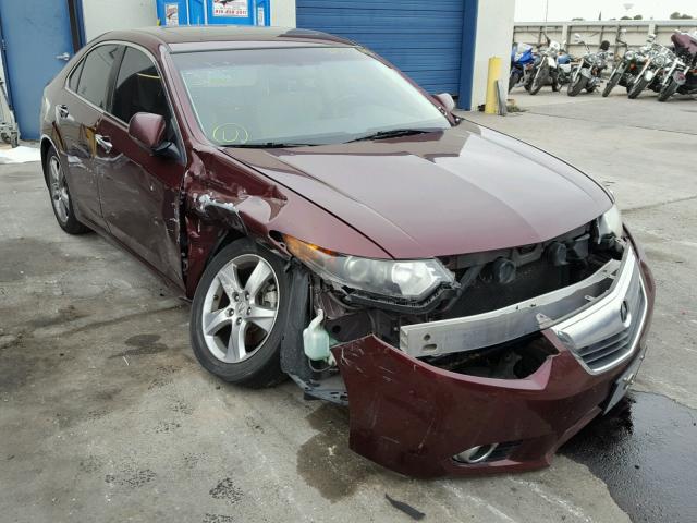 JH4CU2F68CC015372 - 2012 ACURA TSX TECH BURGUNDY photo 1