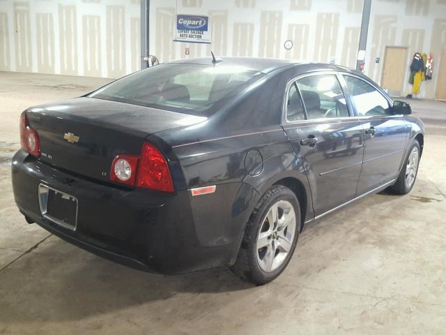 1G1ZH57N894219513 - 2009 CHEVROLET MALIBU 1LT BLACK photo 4