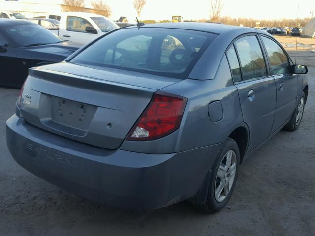 1G8AJ55F97Z173740 - 2007 SATURN ION LEVEL GRAY photo 4