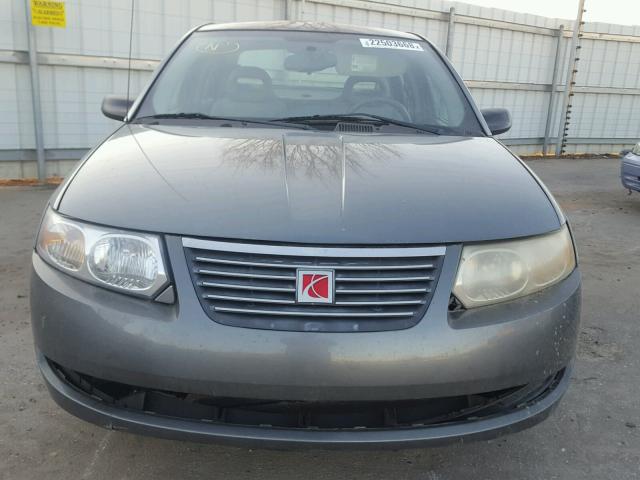 1G8AJ55F97Z173740 - 2007 SATURN ION LEVEL GRAY photo 9