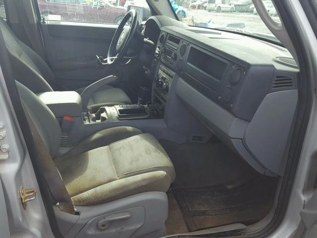 1J8HG48K37C602842 - 2007 JEEP COMMANDER ვერცხლისფერი ფოტო 5