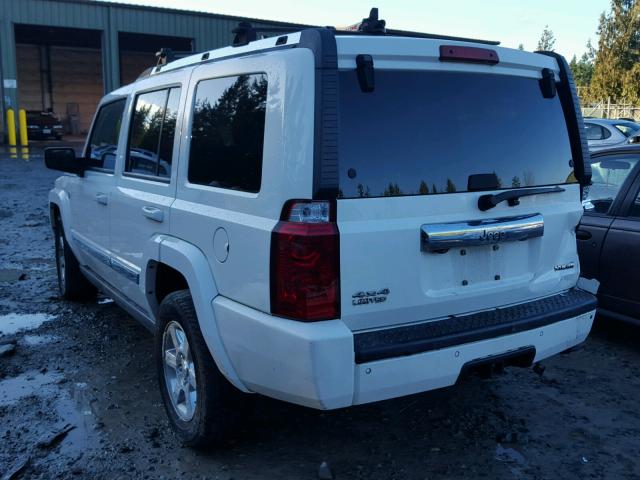 1J8HG58267C570572 - 2007 JEEP COMMANDER WHITE photo 3