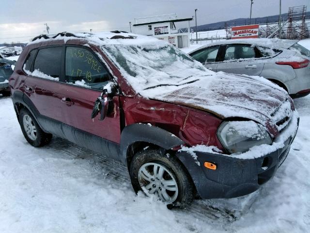 KM8JN72DX6U301032 - 2006 HYUNDAI TUCSON GLS RED photo 1