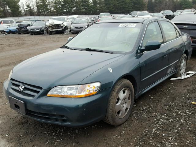 1HGCG16582A084472 - 2002 HONDA ACCORD EX GREEN photo 2