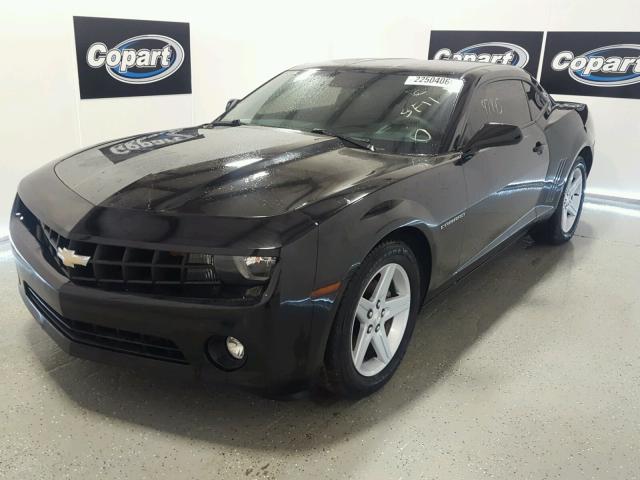 2G1FB1ED1B9112653 - 2011 CHEVROLET CAMARO LT BLACK photo 2