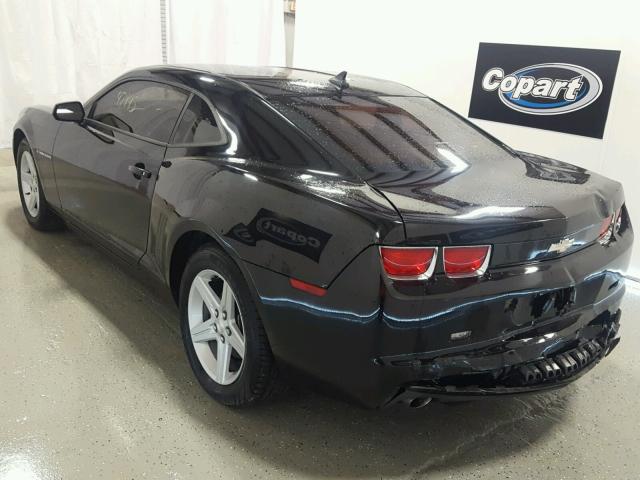 2G1FB1ED1B9112653 - 2011 CHEVROLET CAMARO LT BLACK photo 3