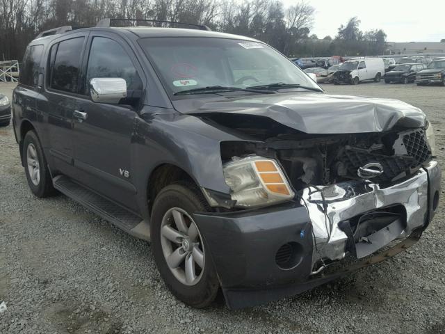 5N1AA08A06N736068 - 2006 NISSAN ARMADA SE GRAY photo 1