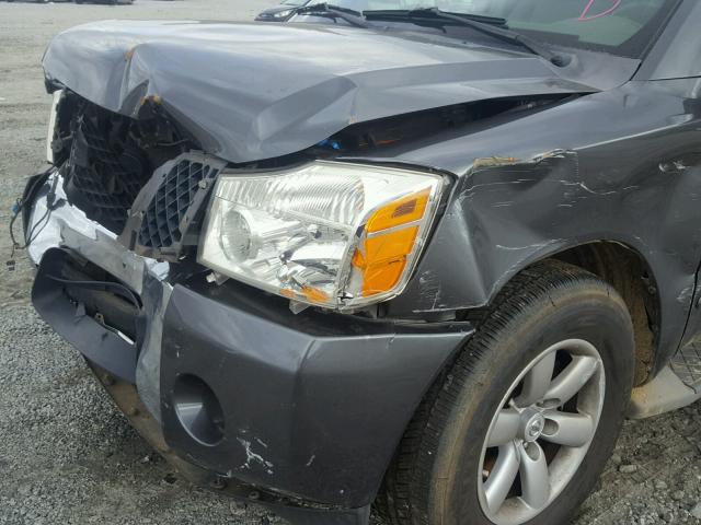 5N1AA08A06N736068 - 2006 NISSAN ARMADA SE GRAY photo 9