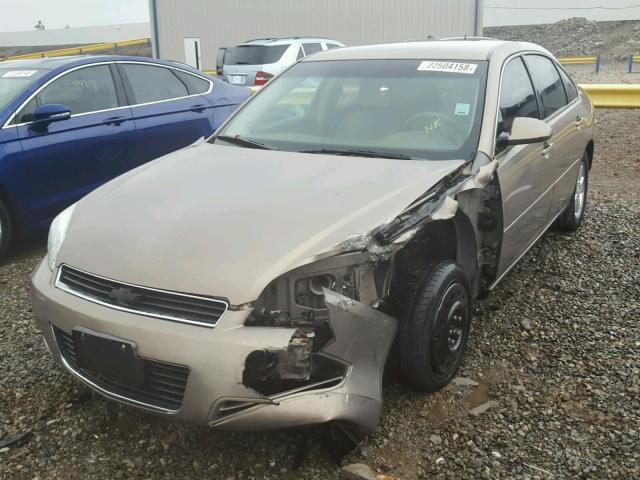 2G1WT58K079340939 - 2007 CHEVROLET IMPALA LT BROWN photo 2