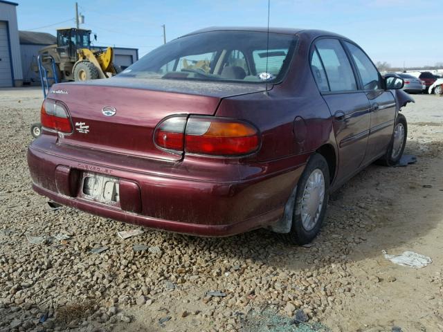 1G1ND52J016148931 - 2001 CHEVROLET MALIBU BURGUNDY photo 4