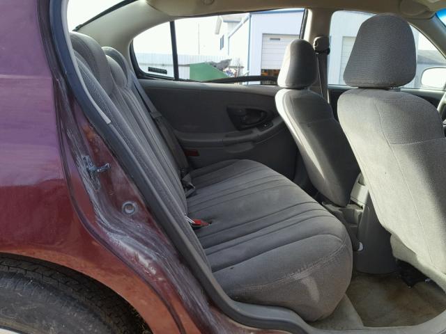 1G1ND52J016148931 - 2001 CHEVROLET MALIBU BURGUNDY photo 6