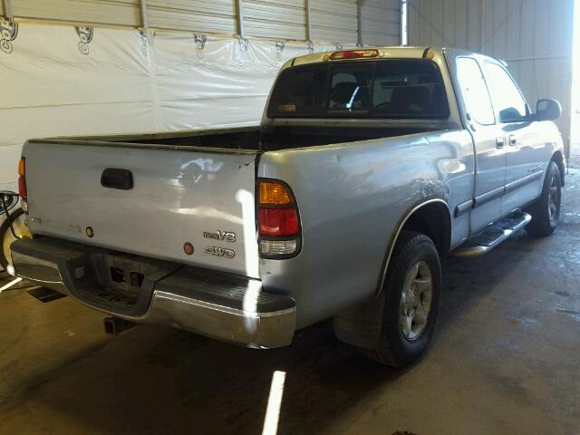 5TBBT4415YS063235 - 2000 TOYOTA TUNDRA ACC SILVER photo 4