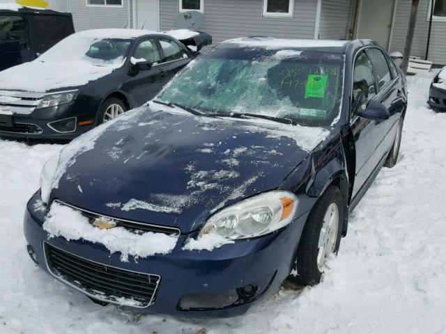 2G1WG5EK2B1120962 - 2011 CHEVROLET IMPALA LT BLUE photo 2