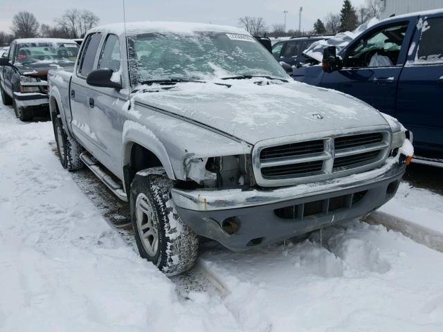 1D7HG48N73S291150 - 2003 DODGE DAKOTA QUA SILVER photo 1