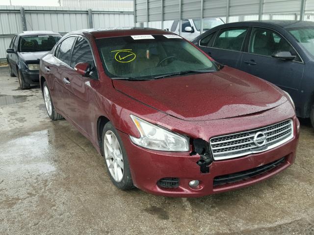 1N4AA51E99C862028 - 2009 NISSAN MAXIMA S BURGUNDY photo 1