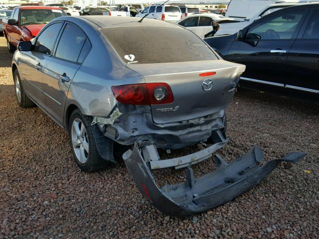 JM1BK12F461496563 - 2006 MAZDA 3 I SILVER photo 3