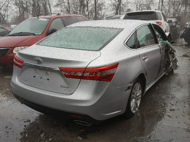 4T1BK1EB1EU113003 - 2014 TOYOTA AVALON BAS SILVER photo 4