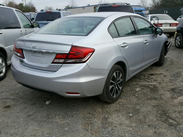 2HGFB2F85FH500688 - 2015 HONDA CIVIC EX 银色 照片 4