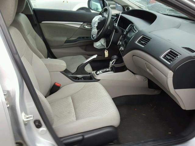 2HGFB2F85FH500688 - 2015 HONDA CIVIC EX SILVER photo 5