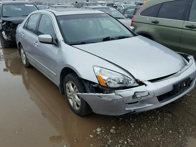 1HGCM56737A093587 - 2007 HONDA ACCORD EX SILVER photo 1