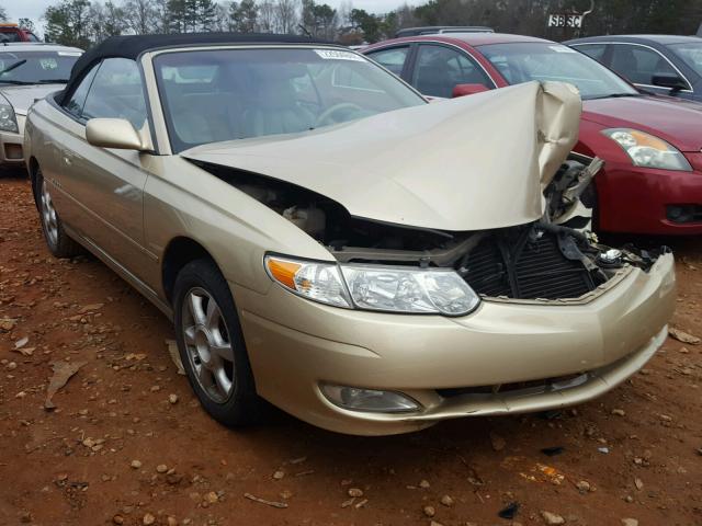 2T1FF28P03C608617 - 2003 TOYOTA CAMRY SOLA GOLD photo 1