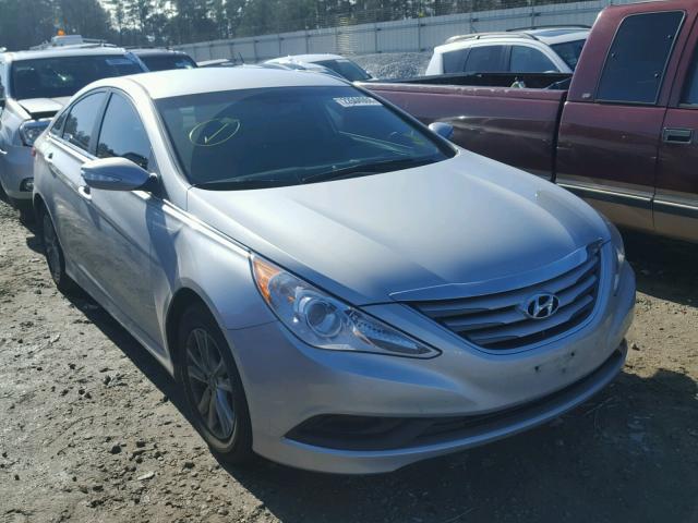 5NPEB4AC6EH935016 - 2014 HYUNDAI SONATA GLS SILVER photo 1