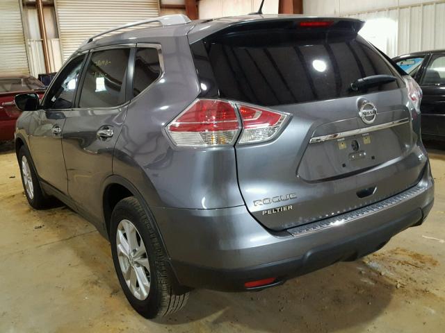 KNMAT2MT6FP502670 - 2015 NISSAN ROGUE S CHARCOAL photo 3