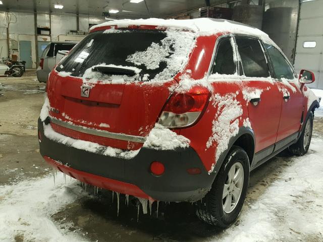 3GSCL33P09S525097 - 2009 SATURN VUE XE RED photo 4