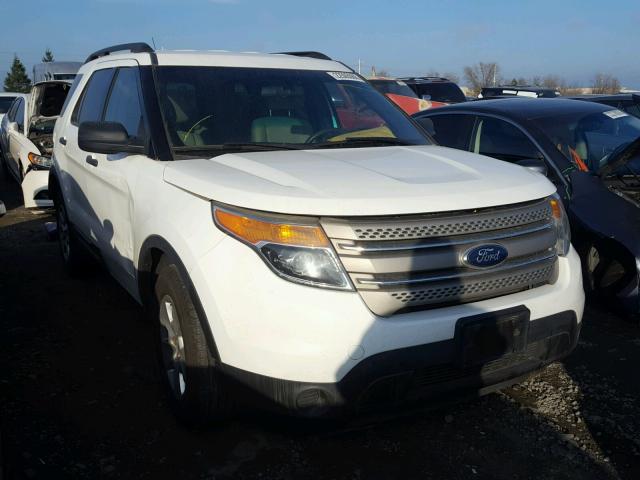 1FM5K7B9XDGB15296 - 2013 FORD EXPLORER WHITE photo 1