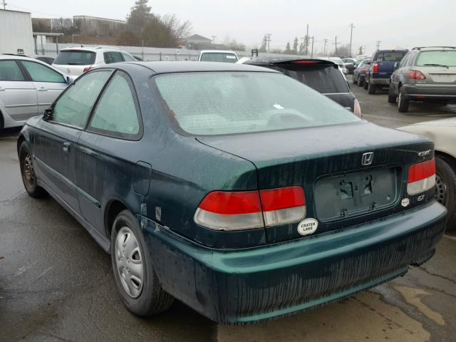 1HGEJ8242YL103594 - 2000 HONDA CIVIC EX GREEN photo 3