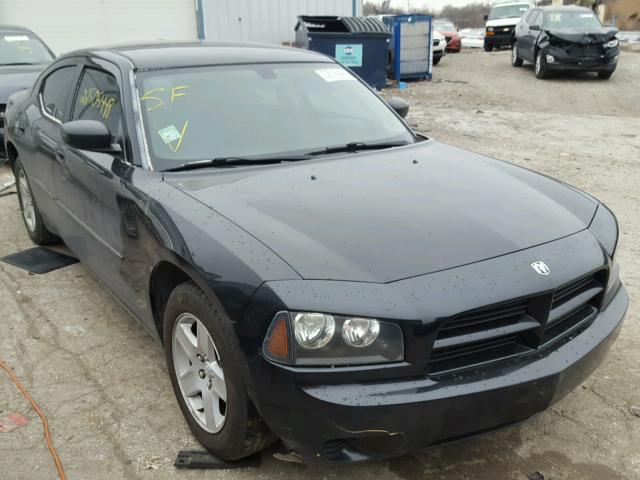 2B3KA43R37H680927 - 2007 DODGE CHARGER SE BLACK photo 1