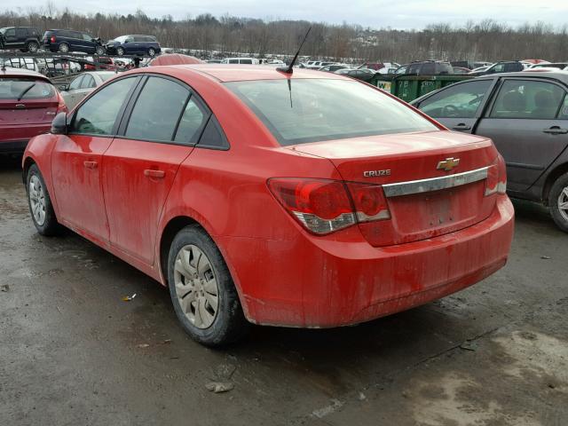 1G1PA5SG4E7418071 - 2014 CHEVROLET CRUZE LS RED photo 3