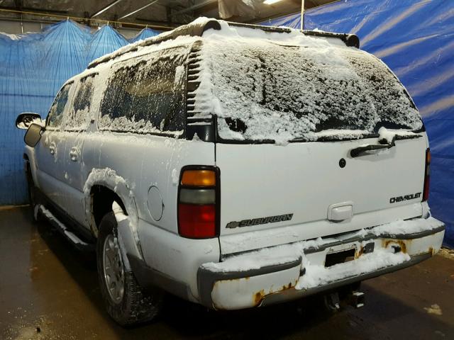 3GNFK16Z25G116925 - 2005 CHEVROLET SUBURBAN K WHITE photo 3