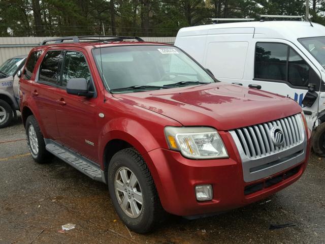 4M2CU81168KJ01223 - 2008 MERCURY MARINER RED photo 1