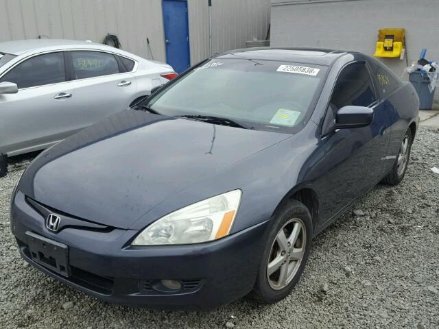 1HGCM72693A028925 - 2003 HONDA ACCORD EX BLUE photo 2