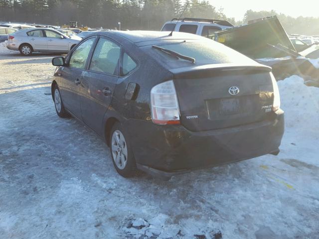 JTDKB20U277690577 - 2007 TOYOTA PRIUS BLACK photo 3