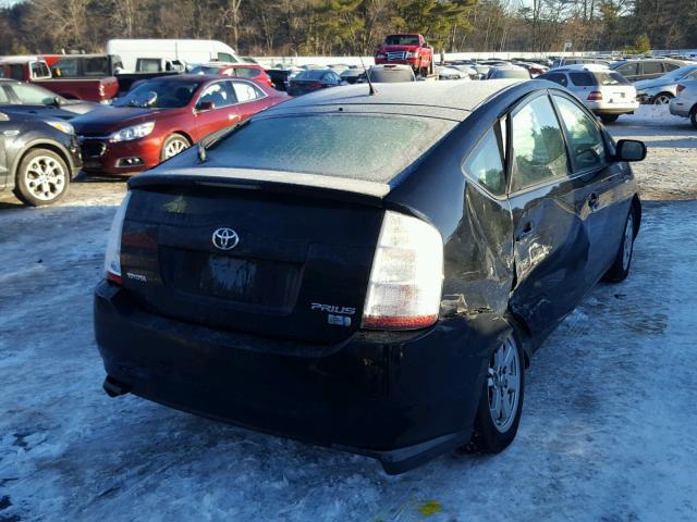 JTDKB20U277690577 - 2007 TOYOTA PRIUS BLACK photo 4