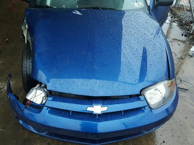 1G1JF52F347372312 - 2004 CHEVROLET CAVALIER L BLUE photo 7