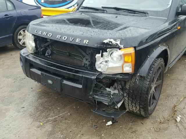 SALAA25475A302615 - 2005 LAND ROVER LR3 BLACK photo 9