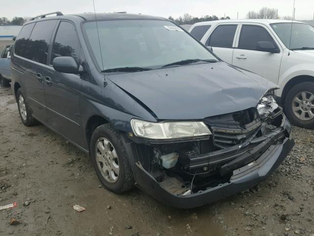 5FNRL18024B079896 - 2004 HONDA ODYSSEY EX BLUE photo 1