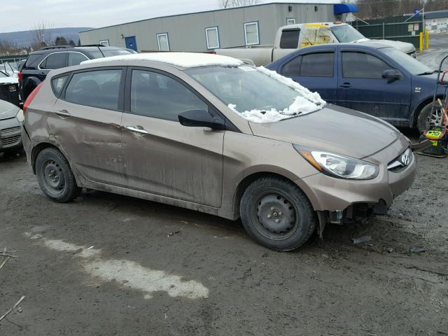 KMHCT5AE7EU185784 - 2014 HYUNDAI ACCENT GLS BROWN photo 1