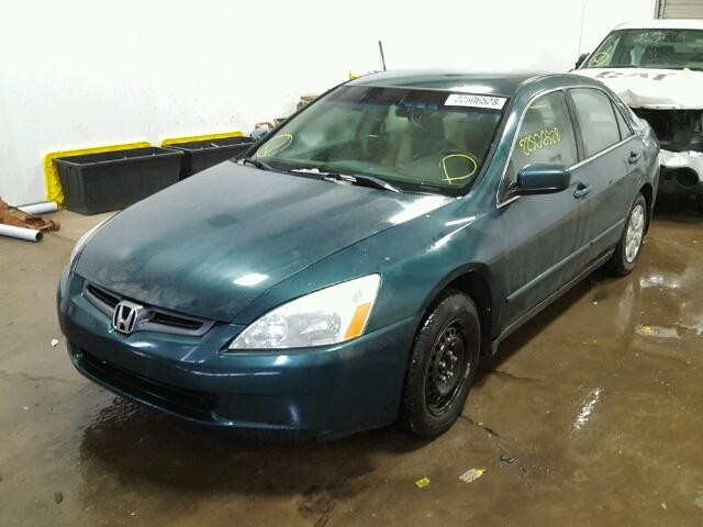 3HGCM56333G703416 - 2003 HONDA ACCORD LX TURQUOISE photo 2