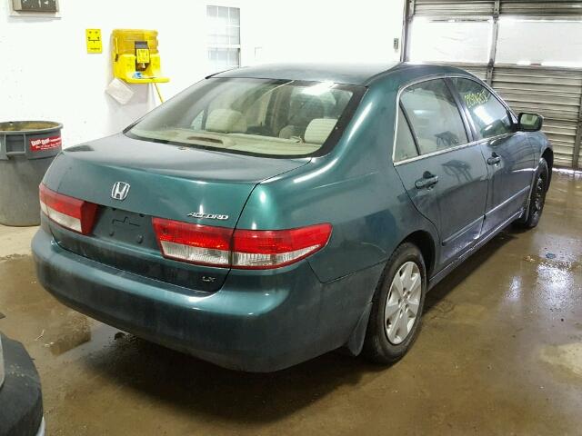 3HGCM56333G703416 - 2003 HONDA ACCORD LX TURQUOISE photo 4