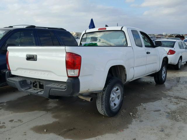 5TFRX5GN3GX052046 - 2016 TOYOTA TACOMA ACC WHITE photo 4