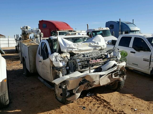 1GD522CG6DZ341551 - 2013 GMC SIERRA K35 WHITE photo 1