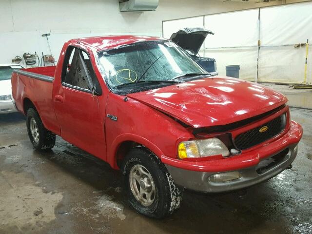 2FTDF18W9VCA83023 - 1997 FORD F150 RED photo 1